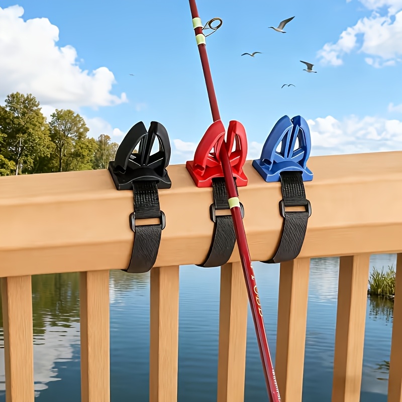 Fishing Equipment Rod - Кронштейн для удочки, оснащенный регулируемыми ремнями,