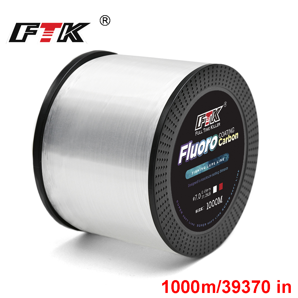 FTK 1000M Нейлоновая рыболовна – обзор и цена Fluorocarbon Line