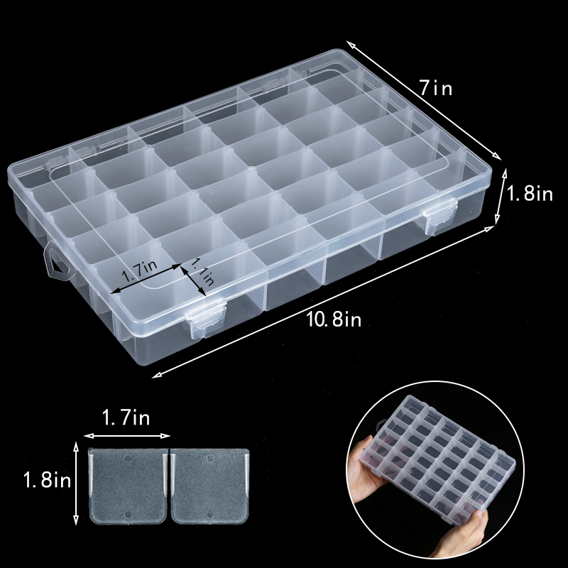 36 сеток, пластиковый органайз – обзор и цена Fishing Equipment Organizer
